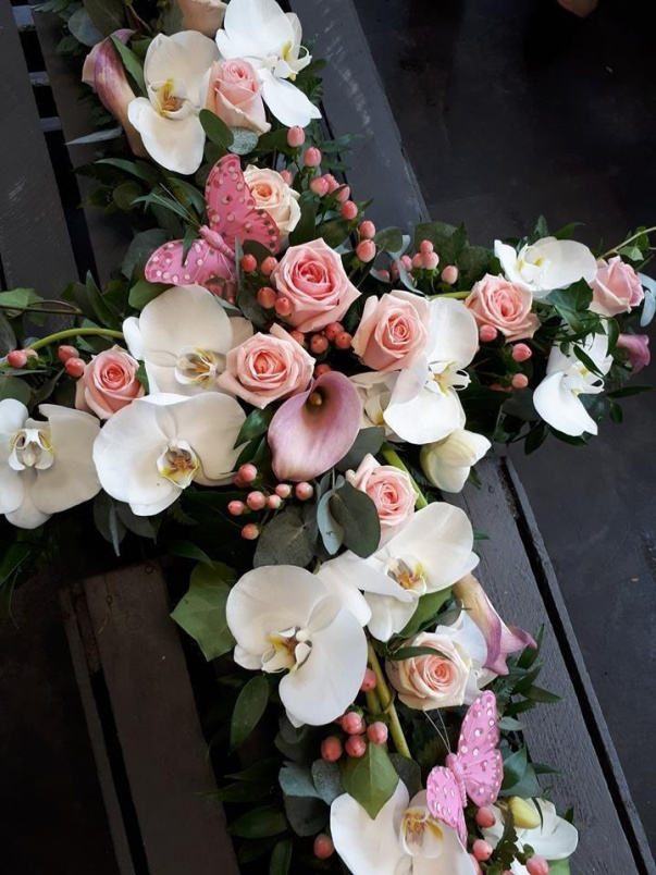 Sympathy | Luxury Rose and Orchid Cross