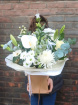 Bouquets | White and Cream Hand-Tied Bouquet