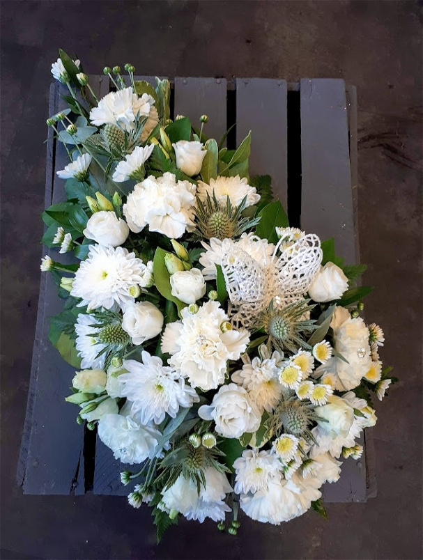 Funerals | Classic White Teardrop