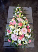 Funerals | Luxury Pastel Pink Teardrop with Roses and Lilies