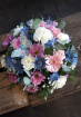 Funerals | Pastel Pink and Blue Posy