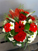 Funerals | Red and White Posy