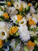 Funerals | Luxury Rose and Lisianthus Posy Pad