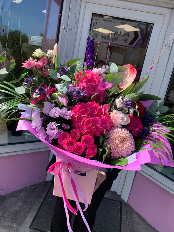 Bouquets | Pink and Mauve Hand-Tied Bouquet