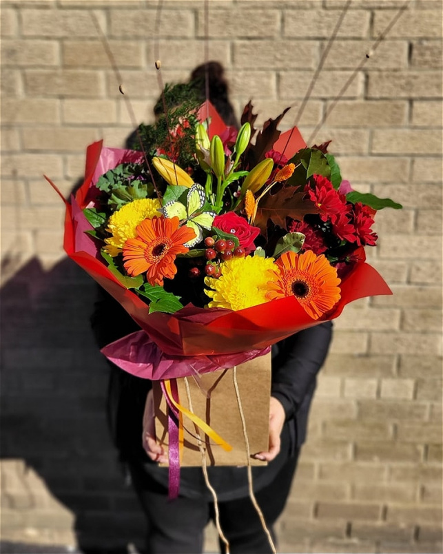 Autumn & Halloween | Bouquets | Autumn Shades Hand-Tied Bouquet