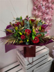 Valentines Collection | Romance Rose and Lily Bouquet in Shades of Red