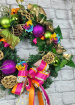 Christmas | Door Wreaths | Christmas Pride Faux Door Wreath