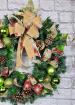 Christmas | Door Wreaths | Jingle Bells Faux Door Wreath