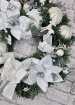 Christmas | Door Wreaths | Frosty Delights Faux Door Wreath