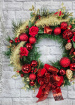 Christmas | Door Wreaths | Deck The Halls Faux Door Wreath