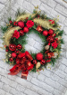 Christmas | Door Wreaths | Deck The Halls Faux Door Wreath