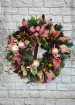 Christmas | Door Wreaths | Damson Blush Faux Door Wreath