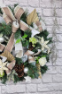 Christmas | Door Wreaths | Snowy Spirit Faux Door Wreath