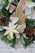 Christmas | Door Wreaths | Snowy Spirit Faux Door Wreath