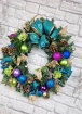 Christmas | Door Wreaths | Merry and Bright Faux Door Wreath