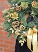 Christmas | Door Wreaths | Champagne & Gold ~ Fresh Wreath