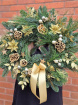 Christmas | Door Wreaths | Champagne & Gold ~ Fresh Wreath