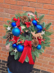 Christmas | Door Wreaths | Blue Noel ~ Fresh Wreath