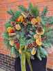 Christmas | Door Wreaths | Festive Fruits With Berries ~ Fresh Wreath