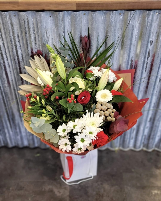 Valentines Collection | Wild and Dried Hand-Tied Bouquet ~ Valentines Edition
