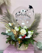 Graduation Flowers | Boho balloon hatbox