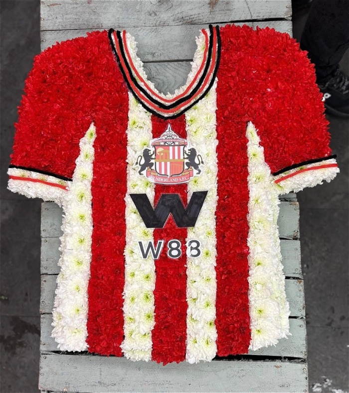 Funerals | Sunderland football shirt
