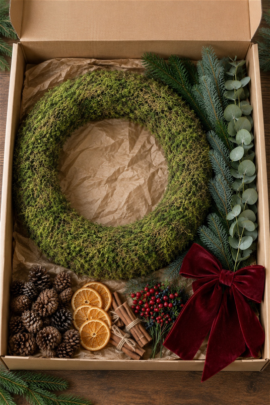 Christmas DIY Door Wreath Kits 2026 | Build your Own Christmas Door Wreath Kit
