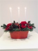 Christmas Gifts 2020 | Red and White Candle Arrangement