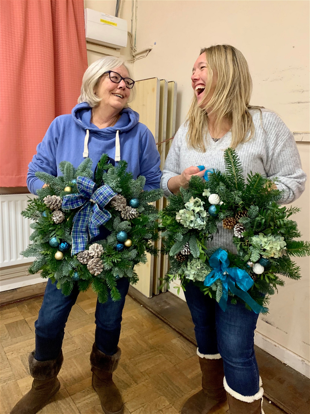 Christmas Door Wreath in Foam - Thurs 1st December - Evening Workshop ...
