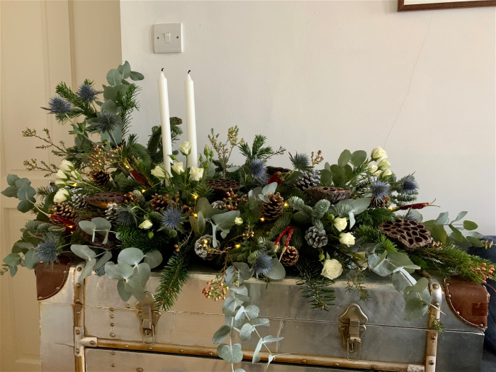 Christmas 2023 | Christmas Workshops 2022 | Christmas Workshops 2026 | Mantelpiece Arrangement - Saturday 12th December - Morning wforkshop