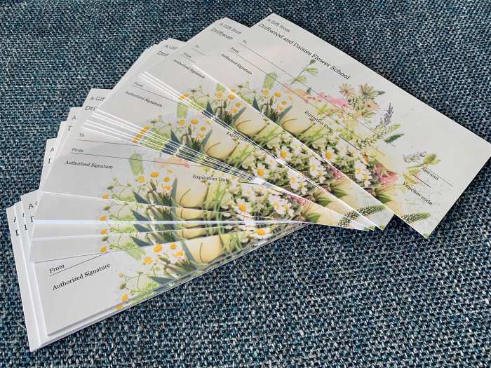 Vouchers for workshops and courses | Gift Vouchers