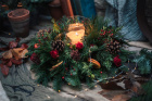 Hurricane Vase Table Centre