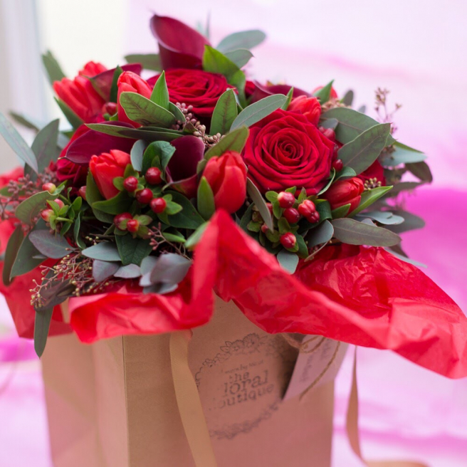 Flowers by Nic @ The Floral Boutique | Isle of Wight | Valentine’s Day leap year proposal