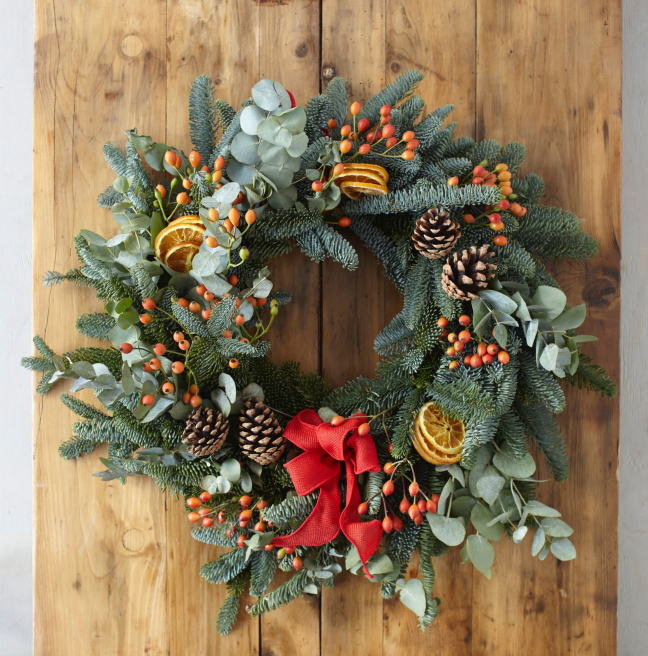 Flowers by Nic @ The Floral Boutique | Isle of Wight | Unleash the Christmas Cheer with a Wreath