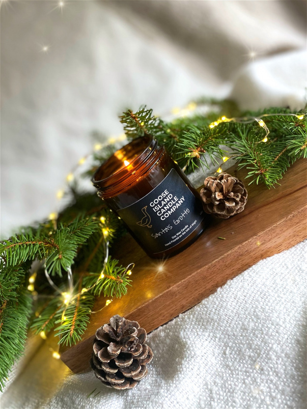 Christmas Collection 2025 | Gifts | Upsell gifts | Santa’s Grotto Soy Candle - Goose Island Candle Company