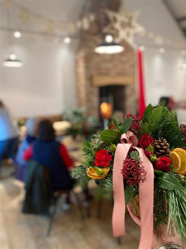 Christmas Collection 2024 | Workshops | Thursday 11th December 2025 - Breakfast & Christmas Centrepiece Workshop at Harvey Browns Arreton