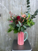 Christmas Collection 2025 | Pink Candy Cane Jug Arrangement