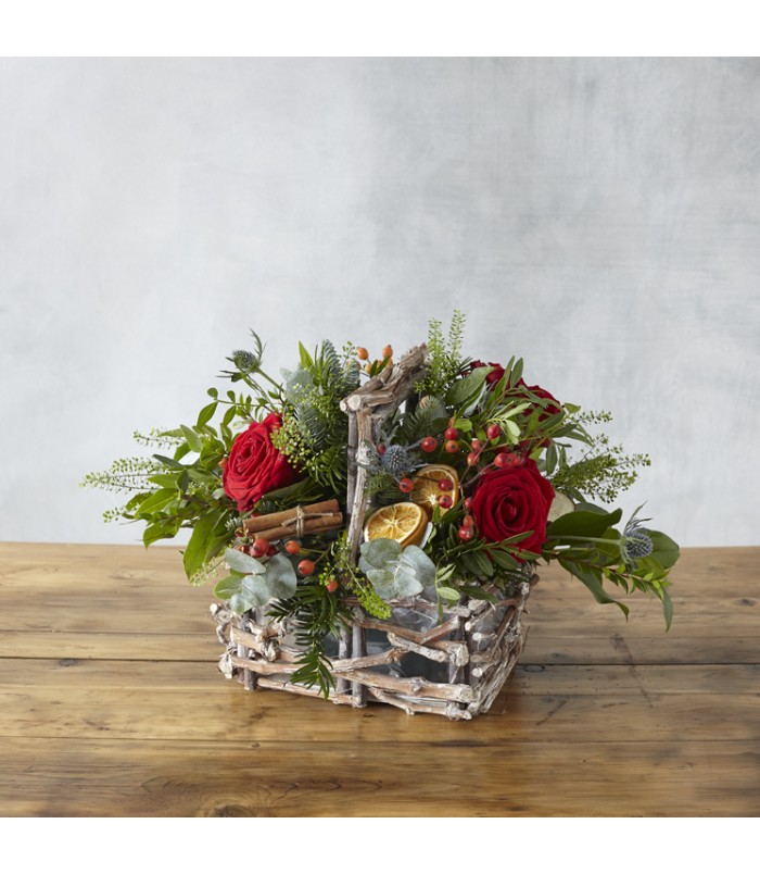 Arrangements | Christmas Collection 2025 | Rustic Basket