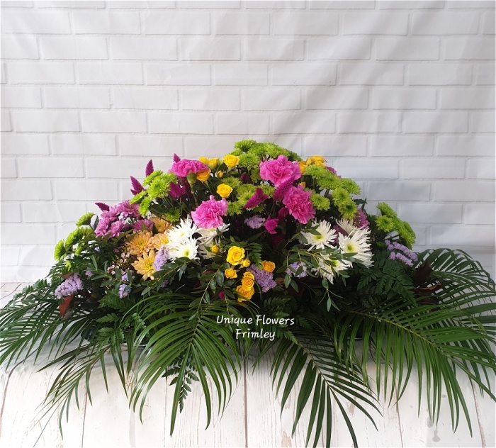 Funerals | Colourful Funeral Spray