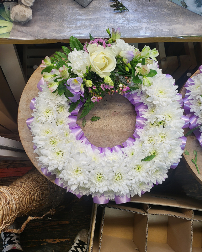 Funeral Flowers | Based Wreath
