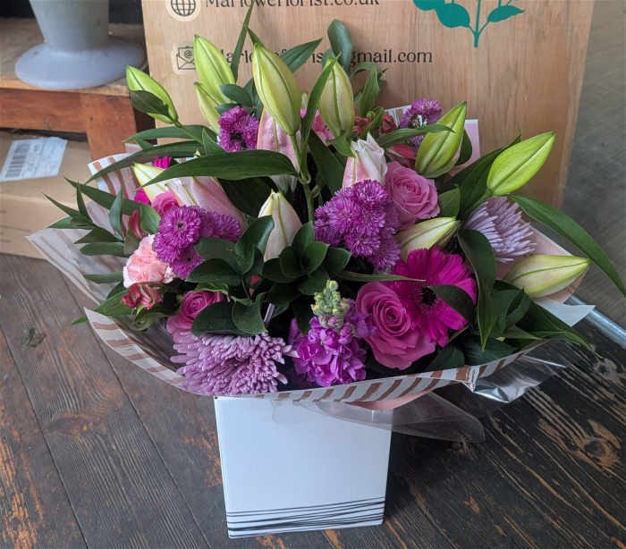 Bouquets | Rose and Lily Bouquet