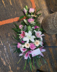 Funeral Flowers | Pink, White And Lilac Spray