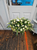 Funeral Flowers | White Coffin Spray