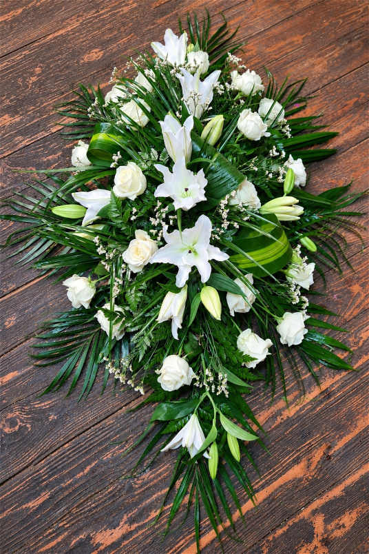Funeral Flowers | Rose And Lilly spray