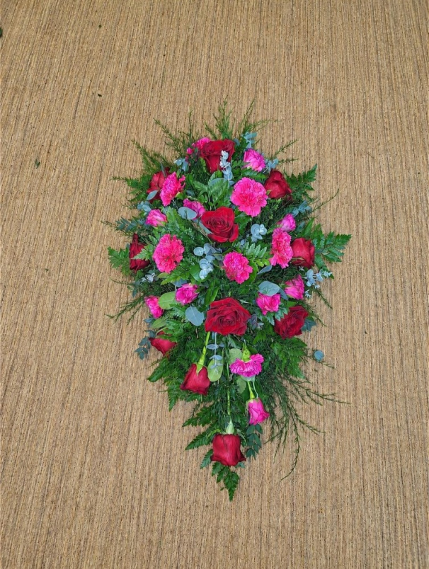 Funeral Flowers | Rose And Carnation Spray