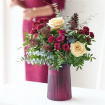 Christmas | Florist Choice Christmas Vase Red And Cream