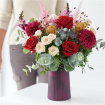 Christmas | Florist Choice Christmas Vase Red And Cream