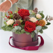 Christmas | Florist Choice Christmas Hatbox