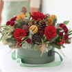 Christmas | Florist Choice Christmas Hatbox