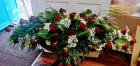 Funeral Flowers | Rose Coffin Spray